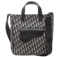 Dior Oblique Saddle Tote : Navy