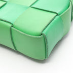 Bottega Veneta Shoulder Bag Cassette Crossbody Maxi Intrecciato Green — view 8