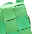 Bottega Veneta Shoulder Bag Cassette Crossbody Maxi Intrecciato Green — view 9