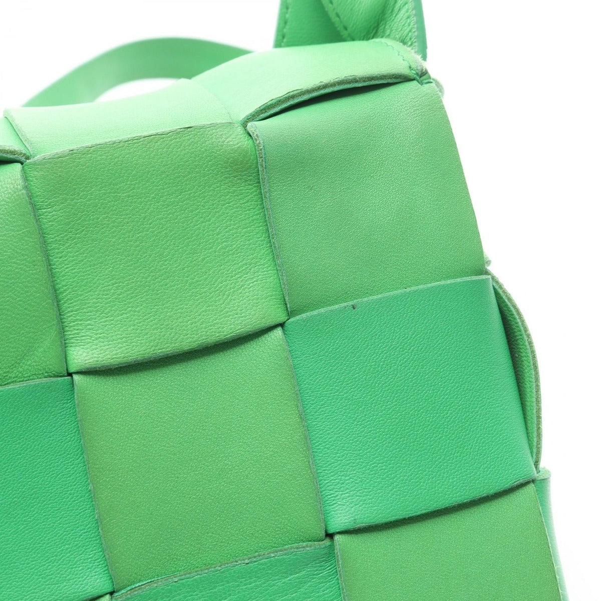 Bottega Veneta Shoulder Bag Cassette Crossbody Maxi Intrecciato Green — view 9