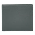 Saint Laurent Leather Fold Wallet Compact Gray