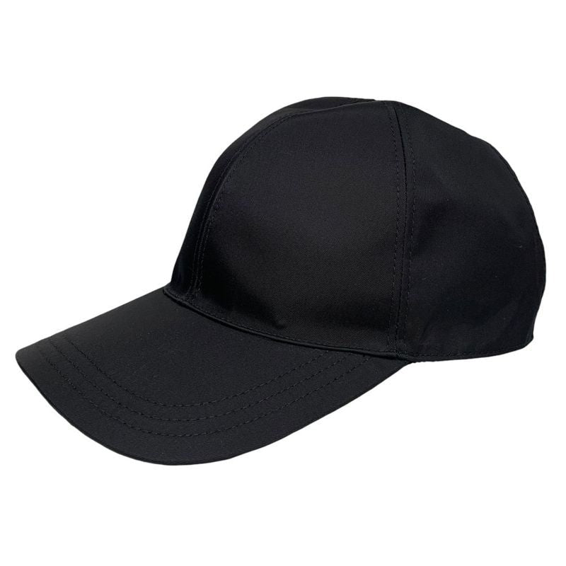 Prada Cap Nylon Logo Baseball 2 Hc274 Size L Black and Green 0864
