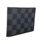 Louis Vuitton Billfold Damier Graphite Portefeuille Calf Black Wallet — view 2