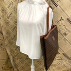 Celine Tote Macadam Business A4 Vertical Document Travel — view 3