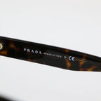 Prada Sunglasses Brown Acetate Gradient Logo Tortoiseshell — view 3