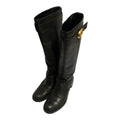 Gucci GG Marmont Calf Leather Long Boots Jogger 36.5