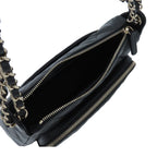 Chanel Chain Shoulder Bag Quilted Black Gold Lambskin — view 5