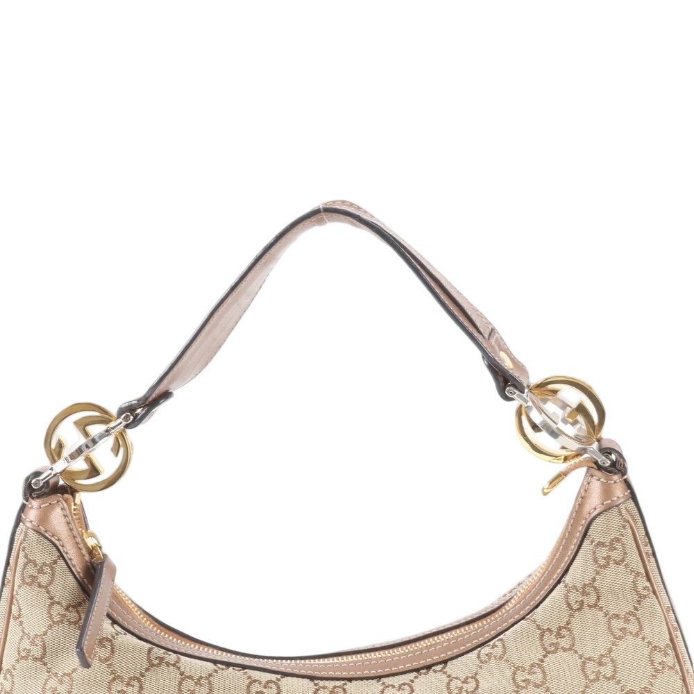 Gucci GG Twins Leather Shoulder Bag Tote — view 2