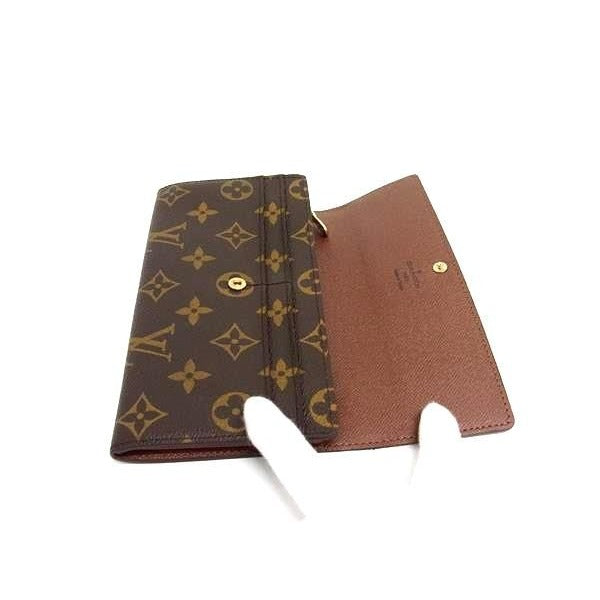 Louis Vuitton Monogram Portefeuille Sarah Bifold Long Wallet — view 3