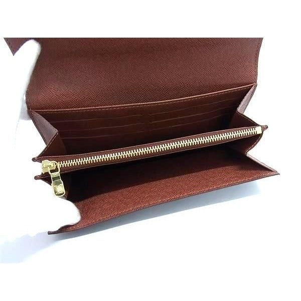 Louis Vuitton Monogram Portefeuille Sarah Bifold Long Wallet — view 4