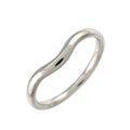 Tiffany & Co Curved Band Ring Pt Platinum