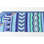 Hermes Twillye Scarf Silk Twill Medor Motif Blue Multi — view 5