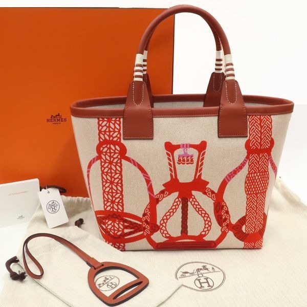 Hermes Steeple 25 Fantasy Detrier Toile Swift — view 2