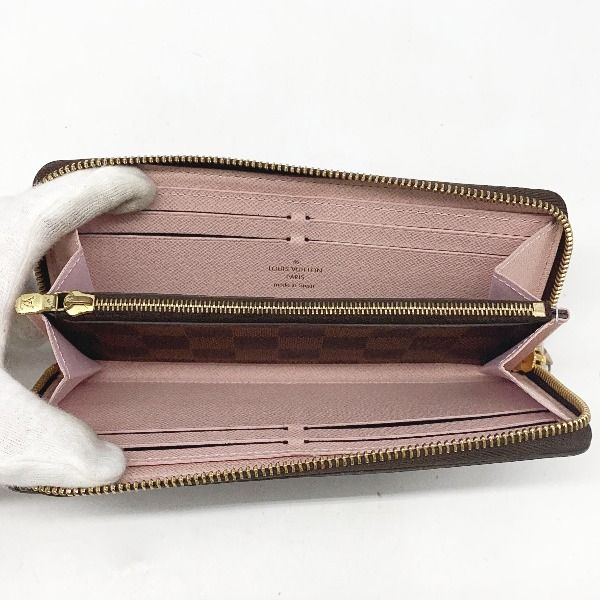 Louis Vuitton Damier Portefeuille Cles Mans Round Zipper Long Wallet — view 7