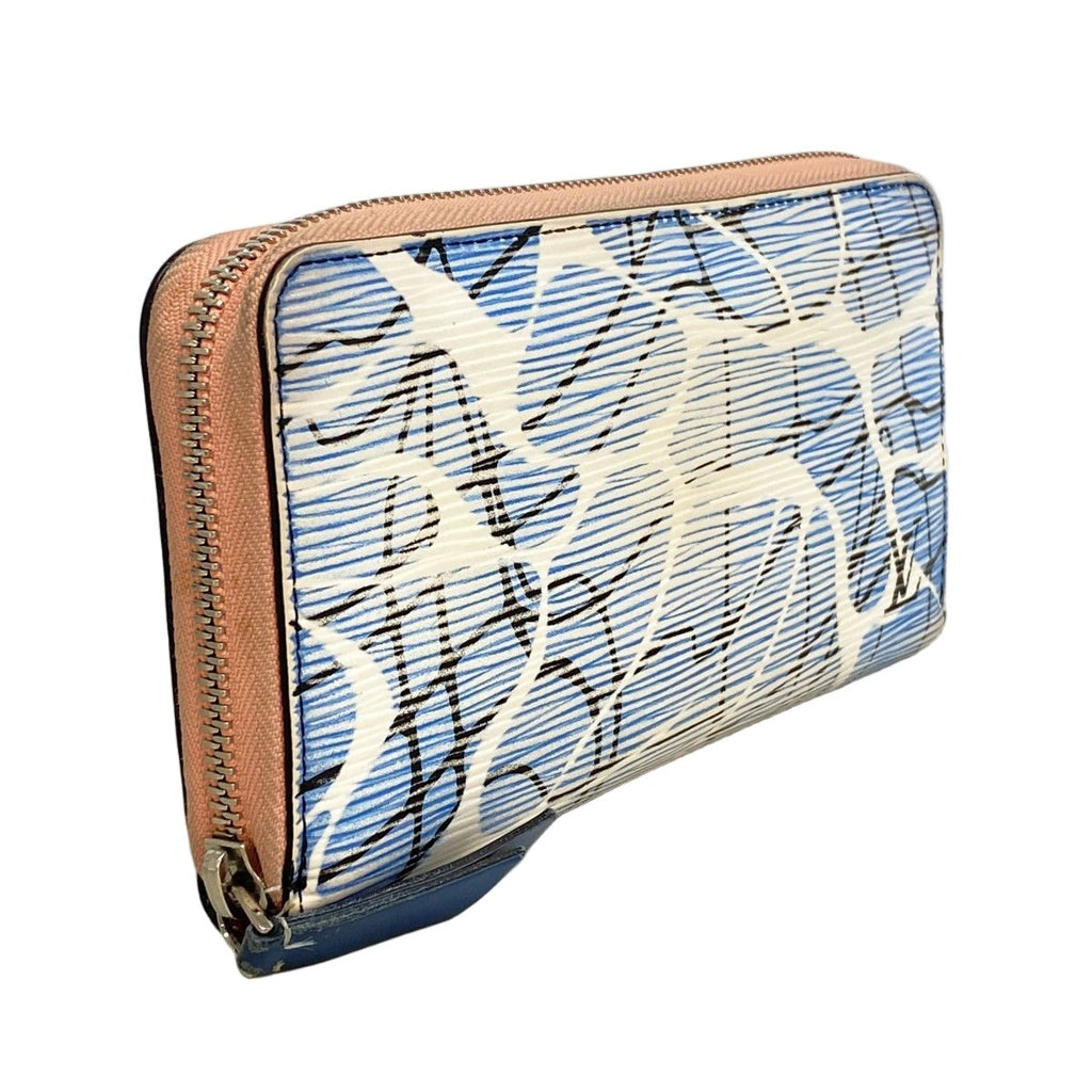 Louis Vuitton Wallet Epi Cruise Collection Zippy Aqua Pattern — view 2