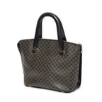 Celine Zip Top Handle Black Brown Macadam Canvas — view 2
