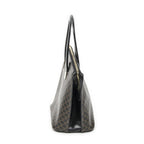 Celine Zip Top Handle Black Brown Macadam Canvas — view 4