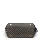 Celine Zip Top Handle Black Brown Macadam Canvas — view 6