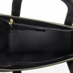 Celine Zip Top Handle Black Brown Macadam Canvas — view 9