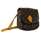 Louis Vuitton Shoulder Bag Monogram Mini Saint Cloud Brown — view 2