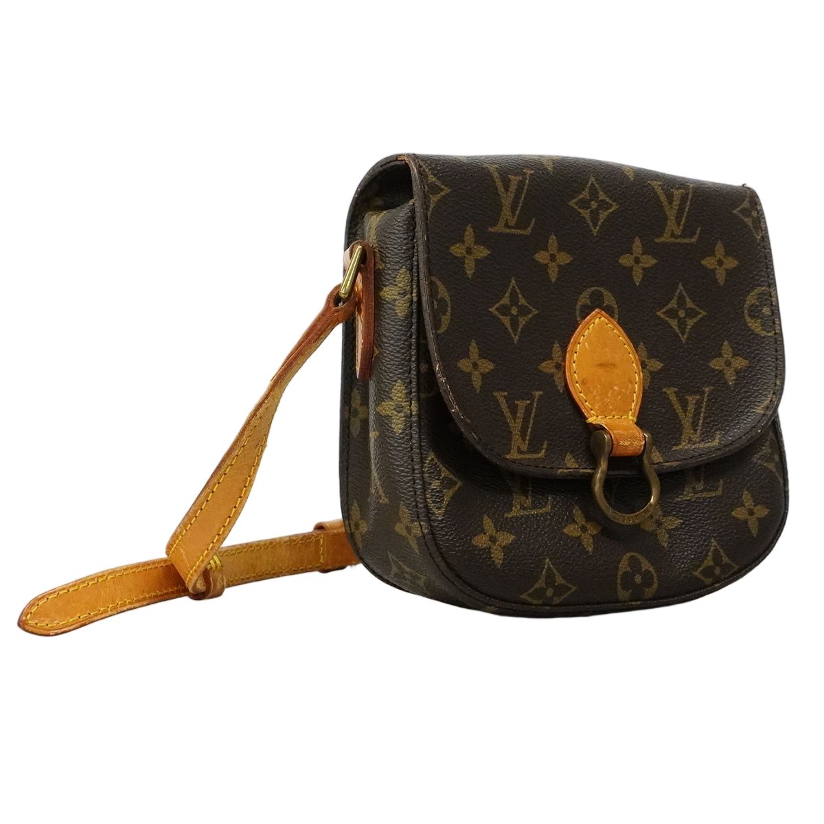 Louis Vuitton Shoulder Bag Monogram Mini Saint Cloud Brown — view 2