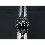 Gucci Lion Head Ring Silver
