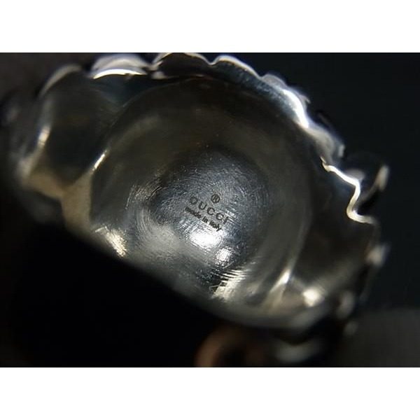 Gucci Lion Head Ring Silver
