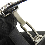 Louis Vuitton Bracelet Vu Good Luck Leather Black Silver Hardware — view 7