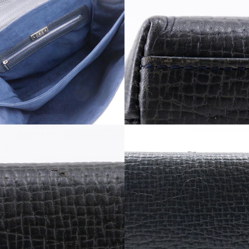 Loewe One Shoulder Leather Gray Bag — view 8