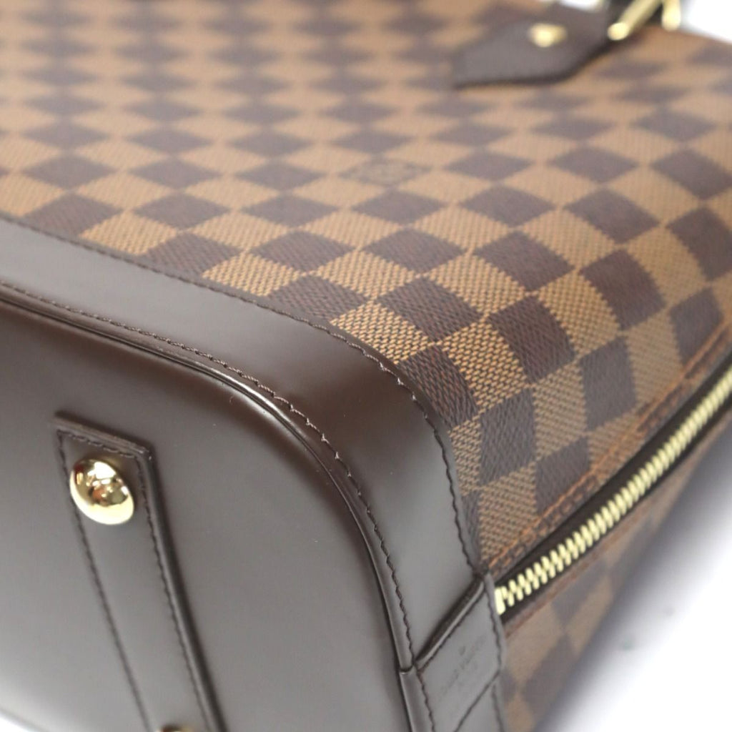 Louis Vuitton Damier 2-Way Alma PM Handbag Brown — view 8