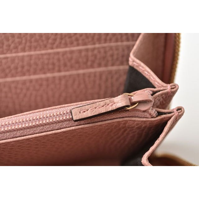 Gucci Long Wallet Petite Marmont Leather Light Pink — view 5
