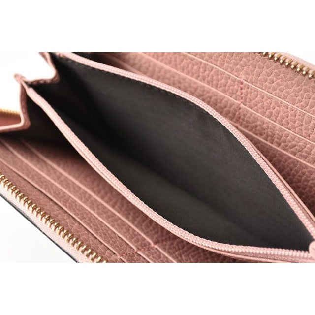 Gucci Long Wallet Petite Marmont Leather Light Pink — view 8
