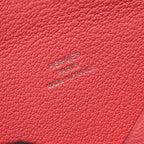 Hermes Coin Case Calvi Rose Azale — view 5