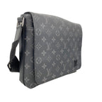 Louis Vuitton Shoulder Bag Monogram Eclipse District PM Black — view 2