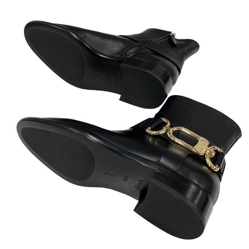 Louis Vuitton Waist Side Line Boots Short Ankle Chain — view 6