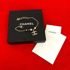 Chanel Coco Mark Pearl Motif Silver Plated Chain 24CB — view 2