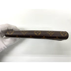 Louis Vuitton Monogram Portefeuille Emilie Zipper Long Wallet Brown — view 2