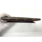 Louis Vuitton Monogram Portefeuille Emilie Zipper Long Wallet Brown — view 3