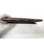 Louis Vuitton Monogram Portefeuille Emilie Zipper Long Wallet Brown — view 9