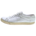 Celine Triomphe Leather Low Cut Sneakers White