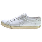 Celine Triomphe Leather Low Cut Sneakers White