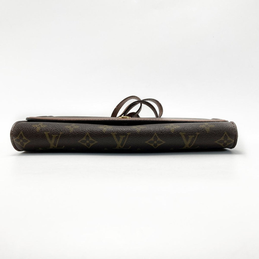 Louis Vuitton Monogram Bordeaux 2-Way Shoulder Bag Clutch — view 3