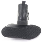 Hermes Lennox Collier de Chien Lace Up Leather High Cut Sneakers Black 41.5 — view 4