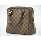 Louis Vuitton LV Brera Damier Ebene Handbag Brown — view 2