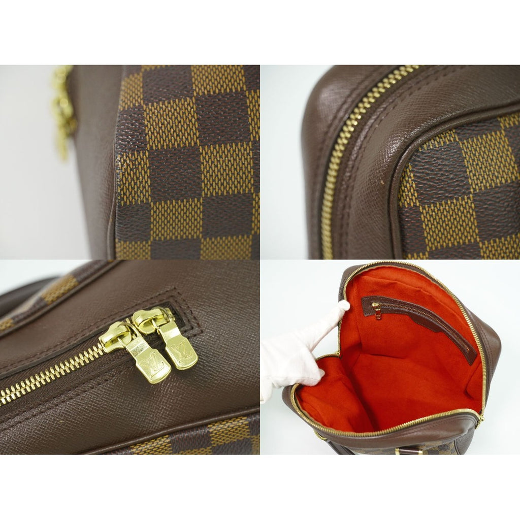 Louis Vuitton LV Brera Damier Ebene Handbag Brown — view 7