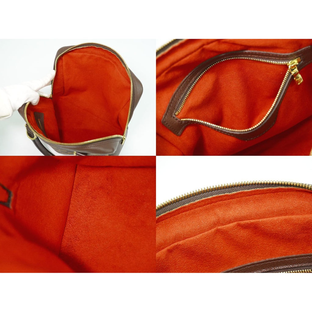 Louis Vuitton LV Brera Damier Ebene Handbag Brown — view 8