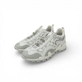 Louis Vuitton LV Lash Line Monogram Sneakers Shoes Fabric Leather White Gray