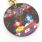 Louis Vuitton Monogram Porte Cles Illustre Vivienne Key Ring — view 3