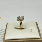 Chanel Light Togo CC Logo Pearl Decorative Ring