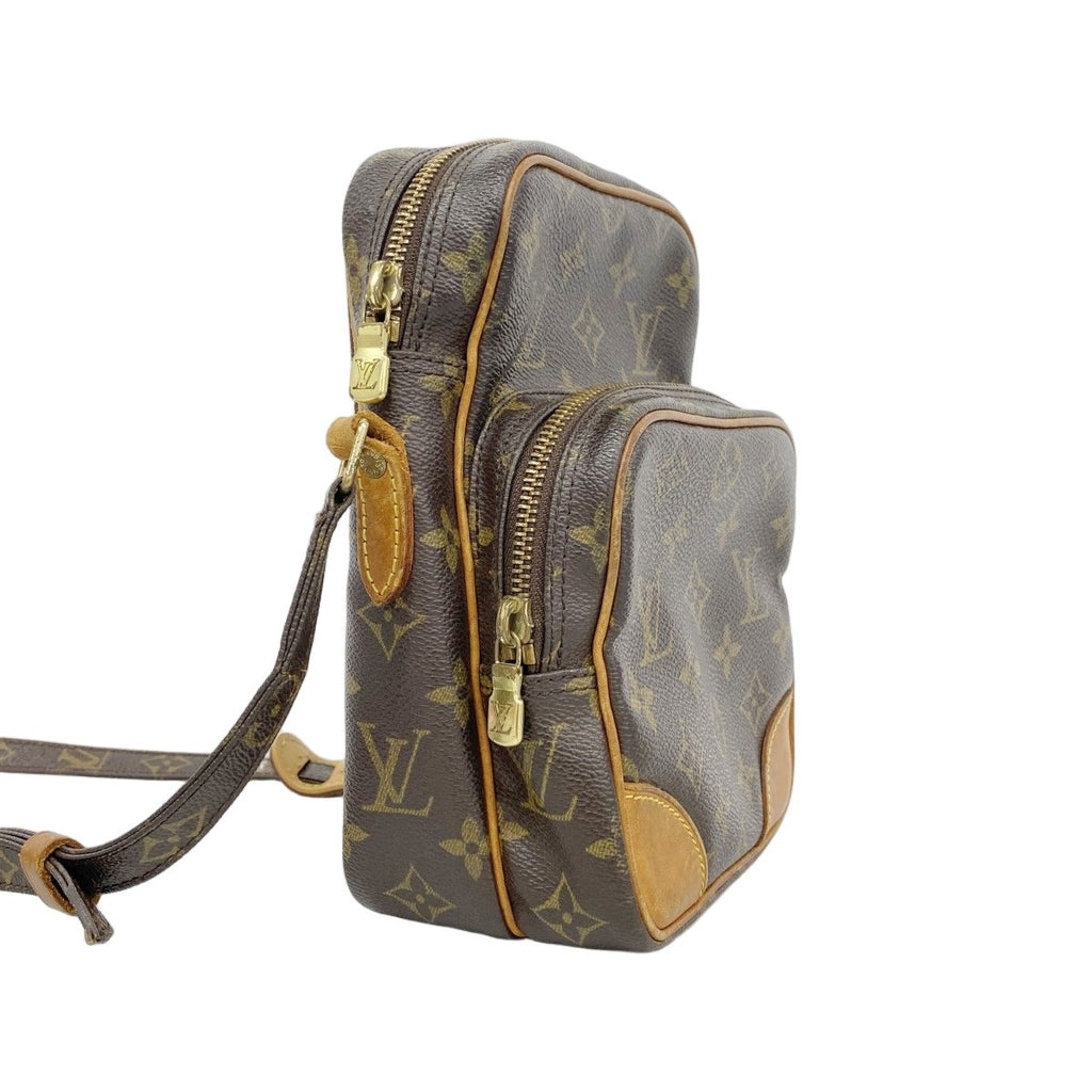 Louis Vuitton Shoulder Bag Monogram Amazon Brown — view 2